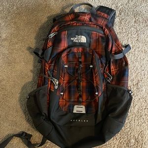 The North Face Heckler Plaid Backpack